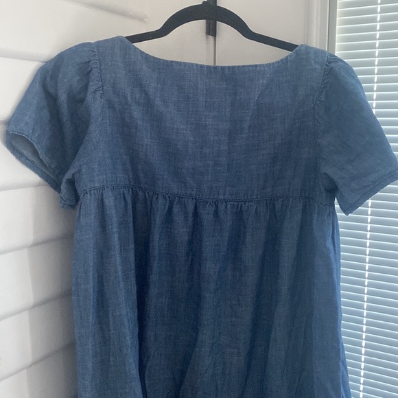 Zara Chambray Mini Dress - Picture 5 of 7